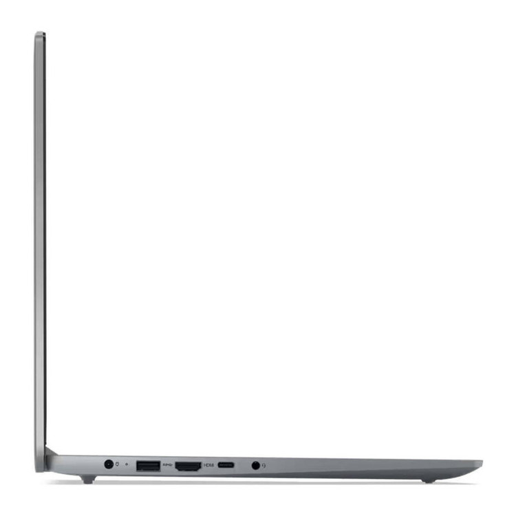 محصول نمونه تستی لپتاپ لنوو مدل IdeaPad Slim 3 15AMN8 با پردازنده Ryzen 3-7320U، رم LPDDR5 8GB با فرکانس 5500MHz، حافظه SSD با ظرفیت 512GB، نمایشگر 15.6 اینچ TN با وضوح Full HD